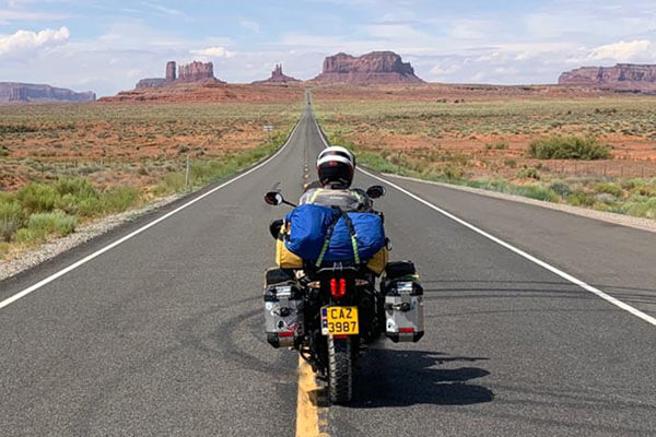 Caroline Lunnon RTW Motorcycle Trip