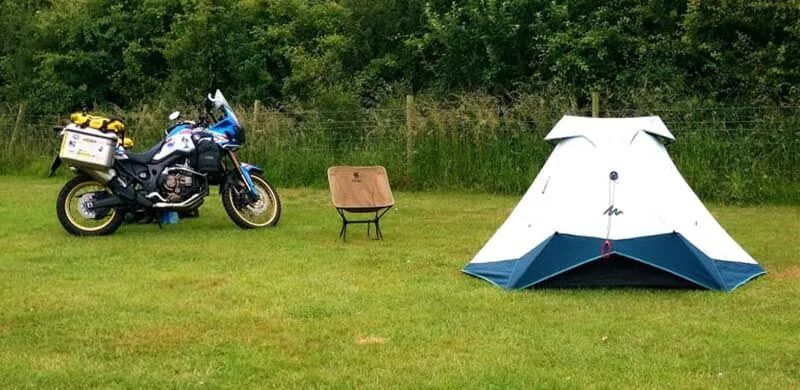 How to Motorcycle Camp in the UK