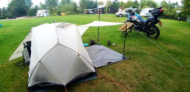How to Motorcycle Camp in the UK