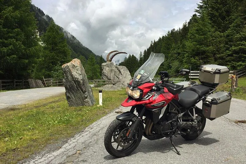 The Best self guided European motorcycle tours kaunertal Austria