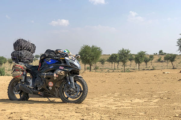 The Suzuki GSX-R600 Adventure Bike