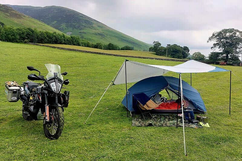 Motorcycle Camping Sleeping Bags and Mats Guide