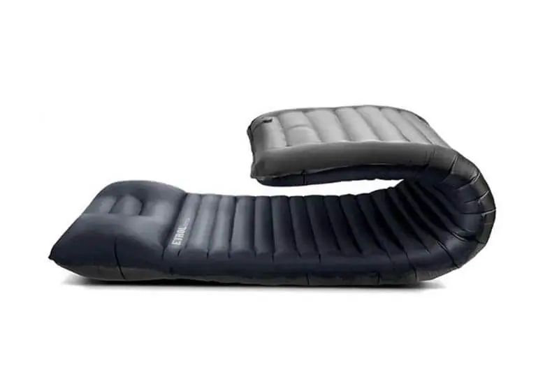 Air mat for for motorcycle camping
