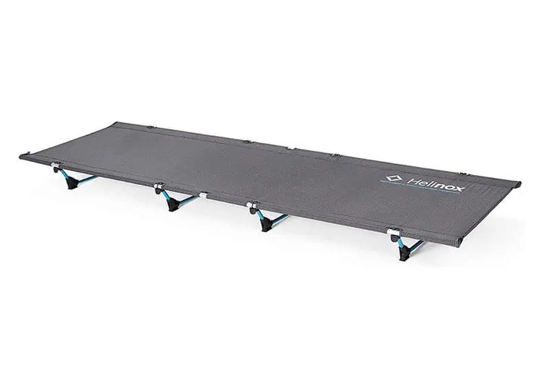 Camping cot for motorcycle camping