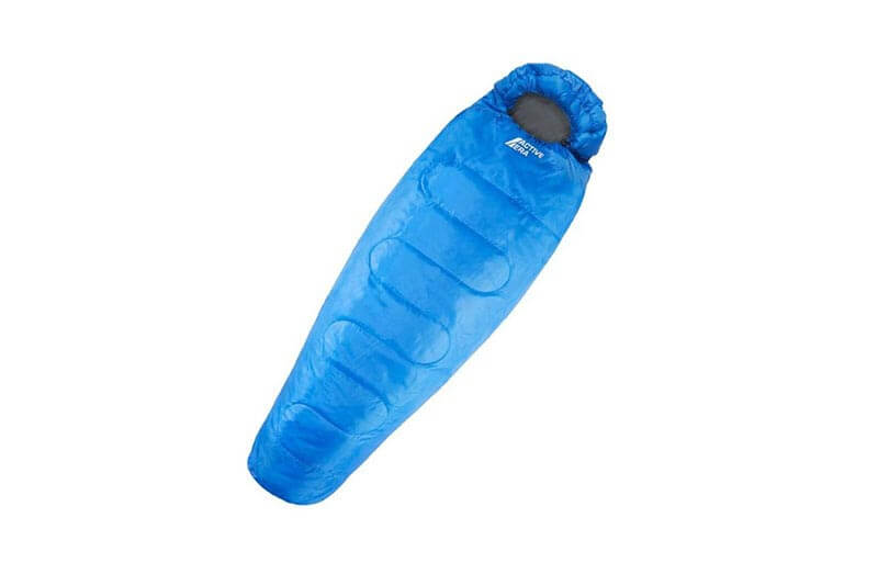 Sleeping bag for motorcycle camping