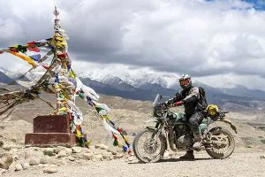 Motorcycle Travel Lo Manthang Mustang Nepal