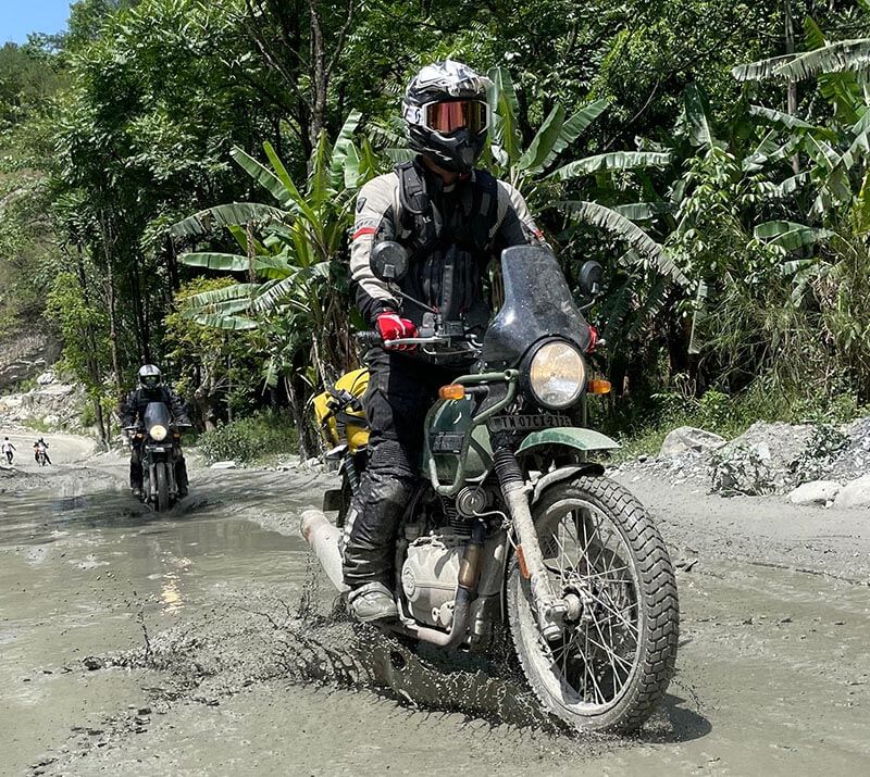 Motorcycle Travel Lo Manthang Mustang Nepal