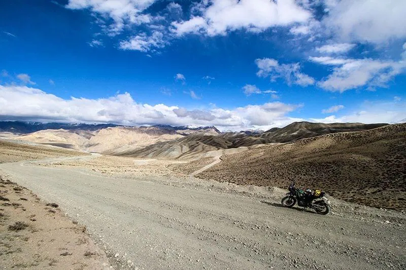 Motorcycle Travel Lo Manthang Mustang Nepal