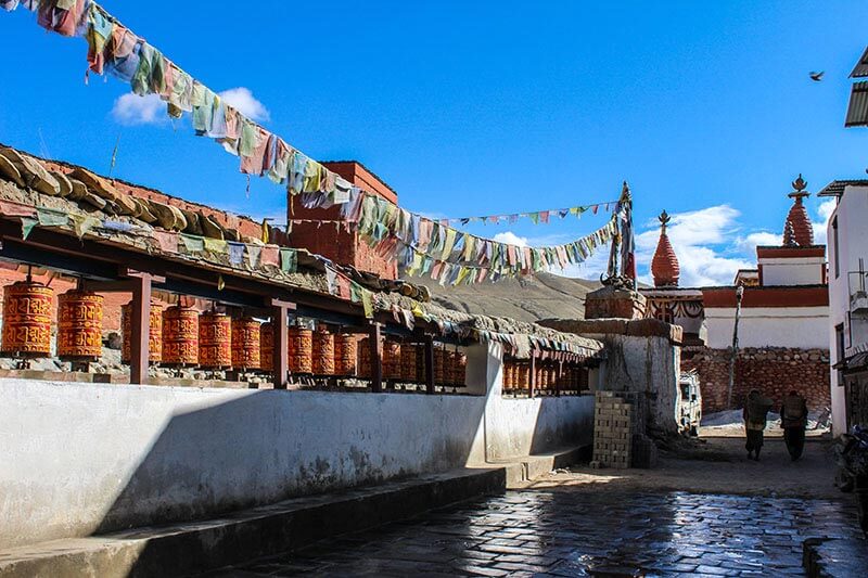 Motorcycle Travel Lo Manthang Mustang Nepal