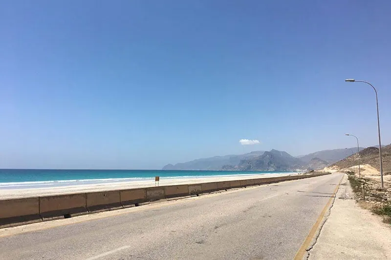 Motorcycle from Dubai to Salalah Oman