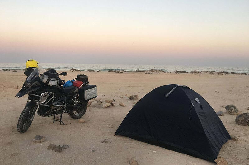 Motorcycle from Dubai to Salalah Oman