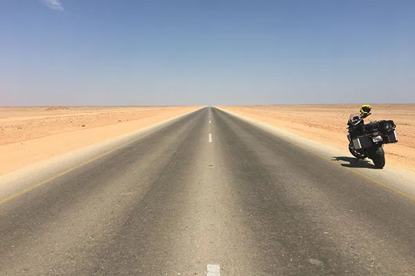 Motorcycle from Dubai to Salalah Oman