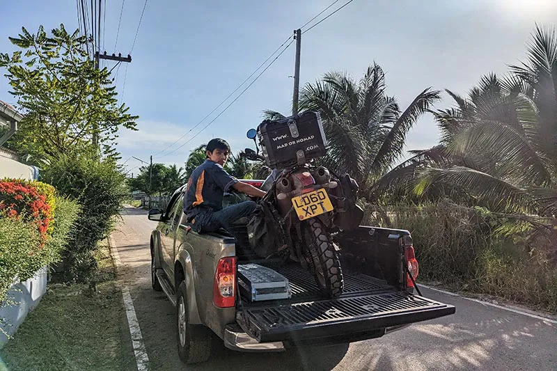 Motorcycle repairs in Thailand
