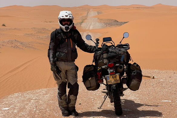 Motorcycle in Saudi Arabia