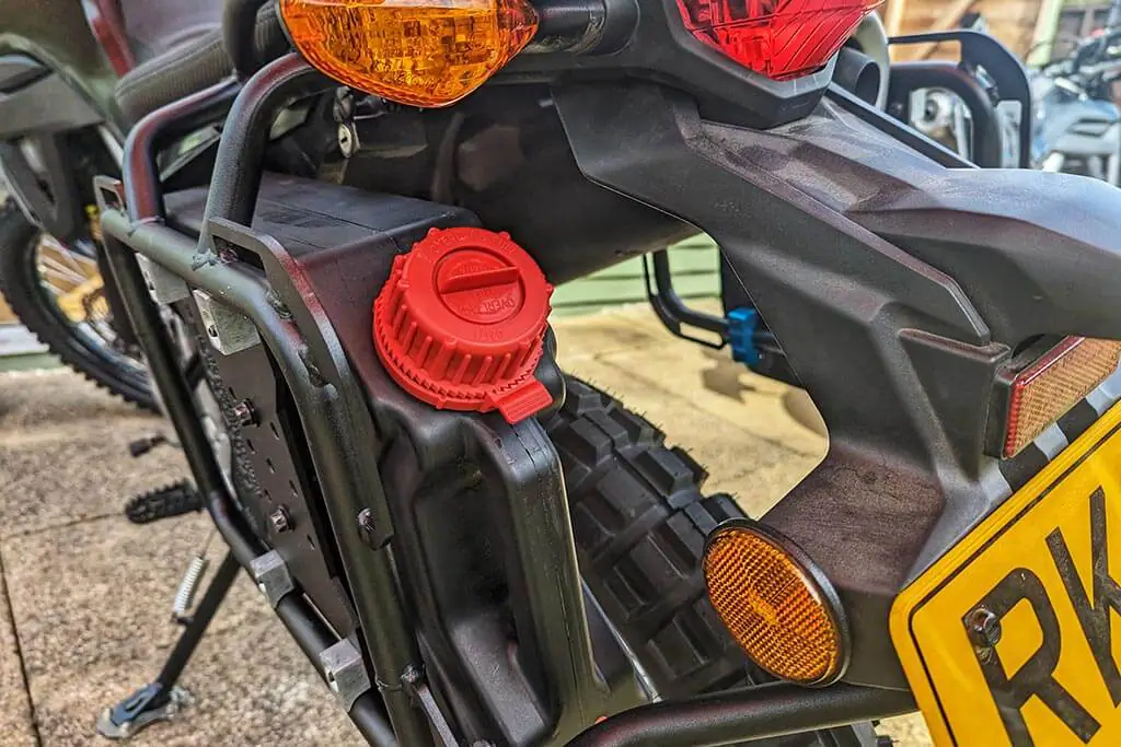 Honda CRF300L Adventure Bike overland fuel