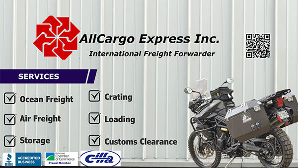 AllCargo Express Canada Motorcycle Shipping