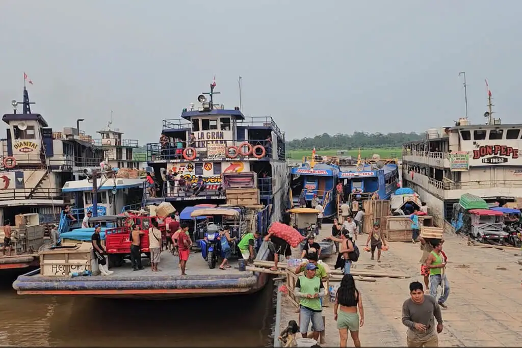 How to Transport a Motorcycle from Peru to French Guiana via Amazon Cargo Boats