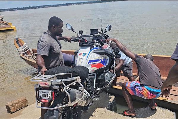 How to Transport a Motorcycle from Peru to French Guiana via Amazon Cargo Boats