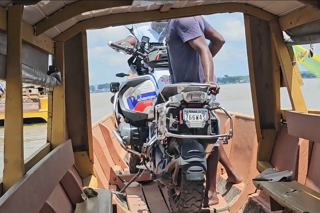 How to Transport a Motorcycle from Peru to French Guiana via Amazon Cargo Boats