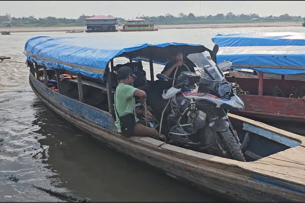 How to Transport a Motorcycle from Peru to French Guiana via Amazon Cargo Boats