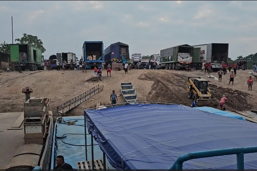 How to Transport a Motorcycle from Peru to French Guiana via Amazon Cargo Boats