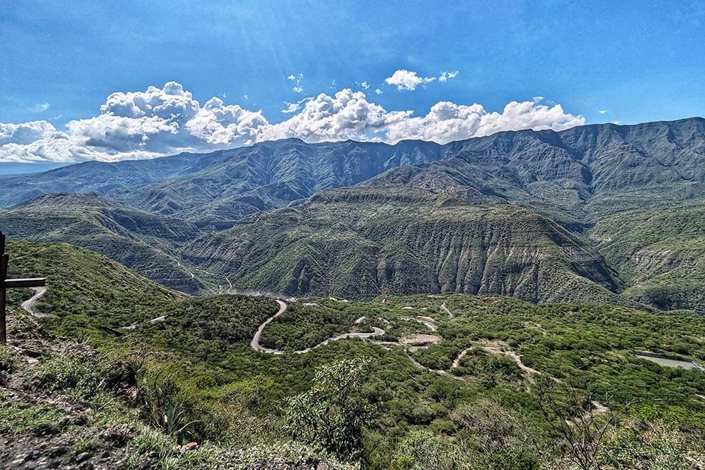 Travelling on a motorcycle in Colombia