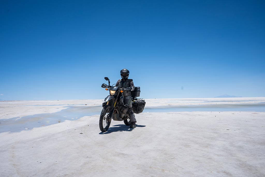 Uyuni Salt Flats Motorcycle Travel Bolivia