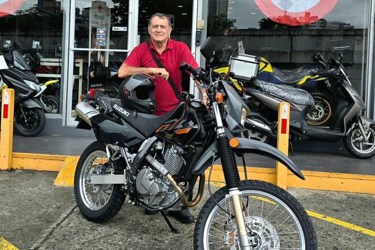 Oldest Man to Motorcycle Round the World Record Attempt