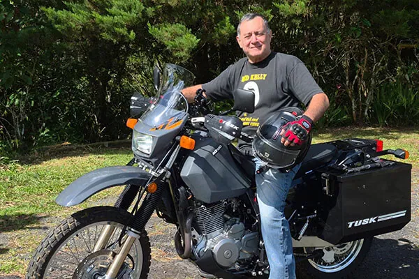 Oldest Man to Motorcycle Round the World Record Attempt