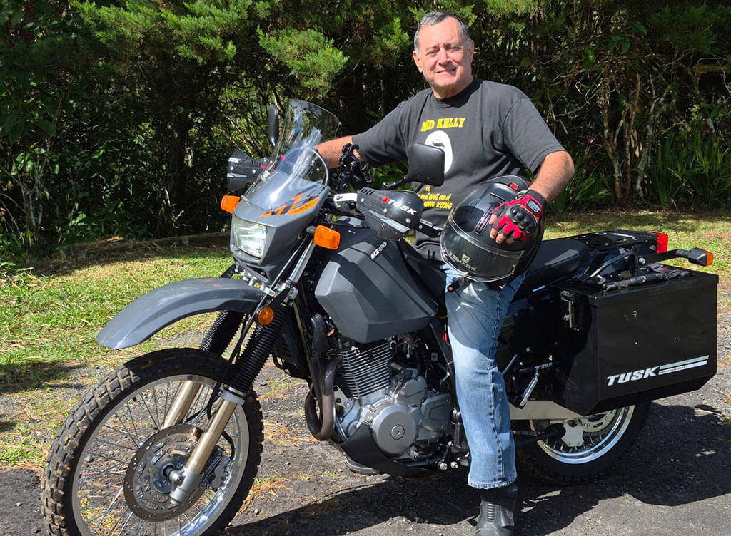 Oldest Man to Motorcycle Round the World Record Attempt